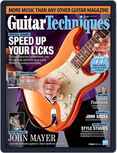Guitar Techniques February 1st, 2018 Digital Back Issue Cover