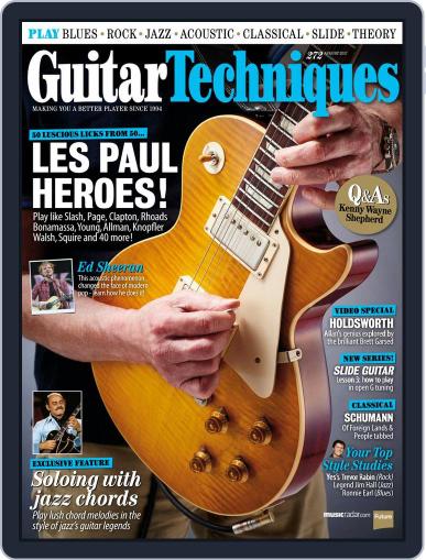 Guitar Techniques August 1st, 2017 Digital Back Issue Cover