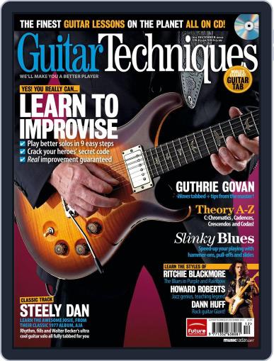 Guitar Techniques November 1st, 2012 Digital Back Issue Cover