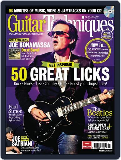 Guitar Techniques October 3rd, 2011 Digital Back Issue Cover