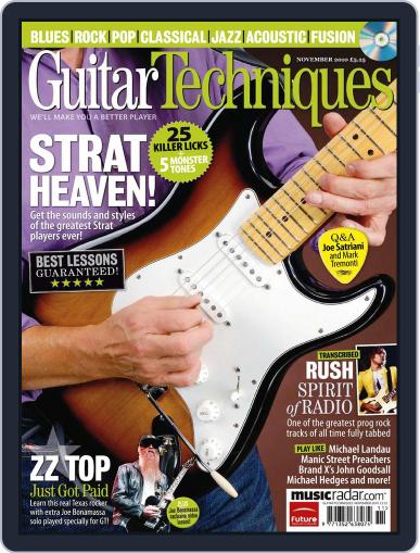 Guitar Techniques October 6th, 2010 Digital Back Issue Cover