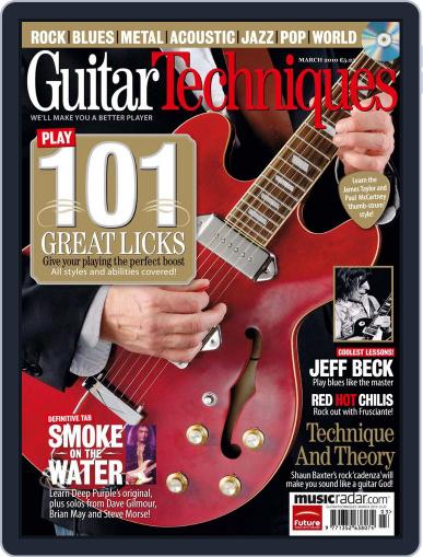 Guitar Techniques March 1st, 2010 Digital Back Issue Cover