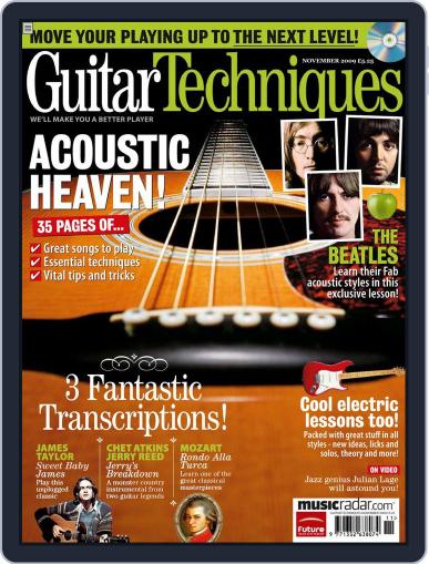 Guitar Techniques October 7th, 2009 Digital Back Issue Cover