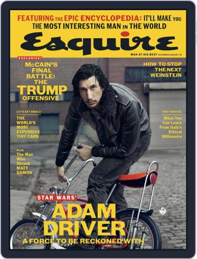 Esquire December 1st, 2017 Digital Back Issue Cover