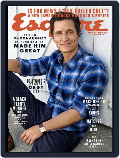 Esquire November 1st, 2016 Digital Back Issue Cover