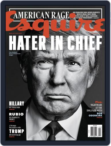 Esquire February 1st, 2016 Digital Back Issue Cover