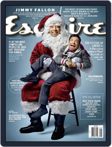 Esquire December 1st, 2015 Digital Back Issue Cover