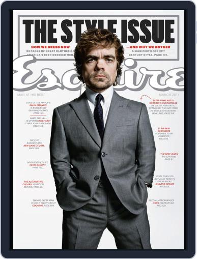Esquire February 14th, 2014 Digital Back Issue Cover