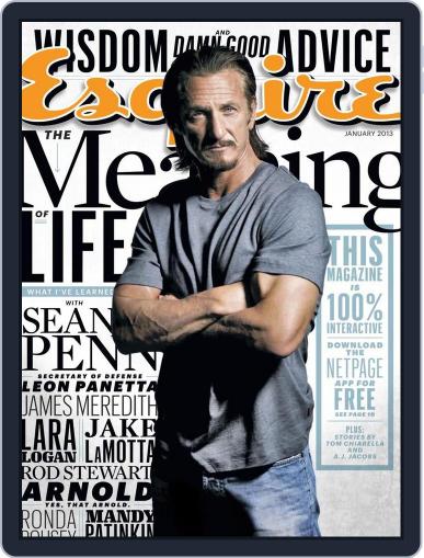 Esquire December 13th, 2012 Digital Back Issue Cover