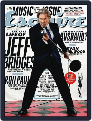 Esquire May 3rd, 2011 Digital Back Issue Cover