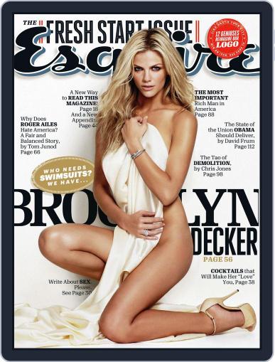 Esquire January 25th, 2011 Digital Back Issue Cover