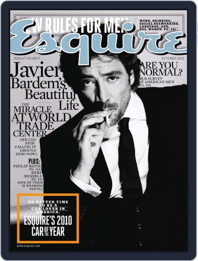 Esquire September 28th, 2010 Digital Back Issue Cover