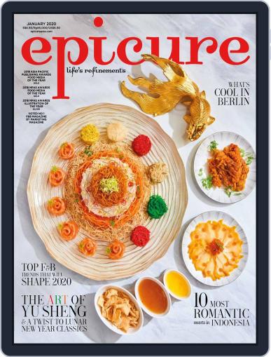 epicure January 1st, 2020 Digital Back Issue Cover