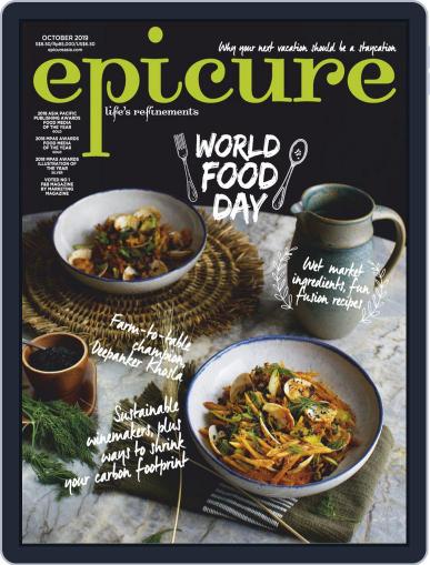 epicure October 1st, 2019 Digital Back Issue Cover