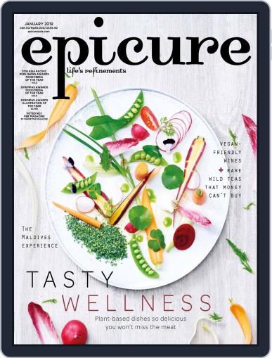 epicure January 1st, 2019 Digital Back Issue Cover