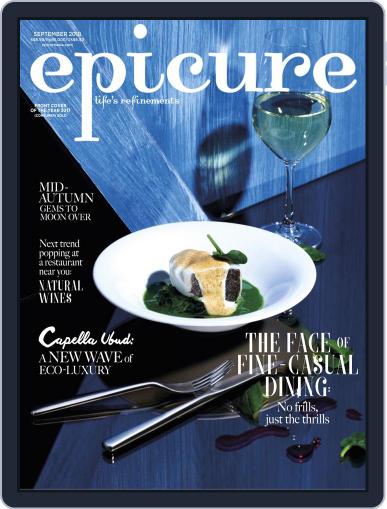 epicure September 1st, 2018 Digital Back Issue Cover