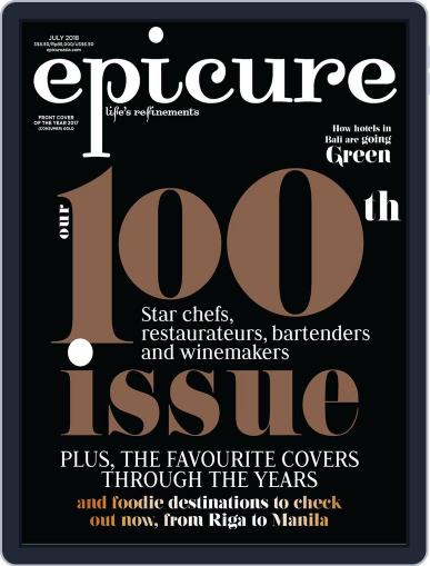epicure July 1st, 2018 Digital Back Issue Cover