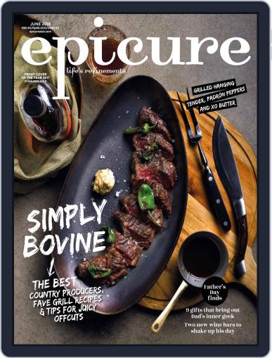 epicure June 1st, 2018 Digital Back Issue Cover