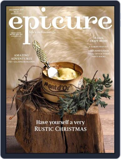 epicure December 1st, 2017 Digital Back Issue Cover