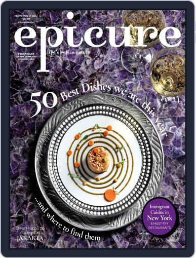 epicure November 1st, 2017 Digital Back Issue Cover