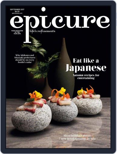 epicure September 1st, 2017 Digital Back Issue Cover