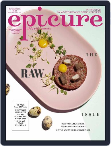 epicure October 1st, 2016 Digital Back Issue Cover