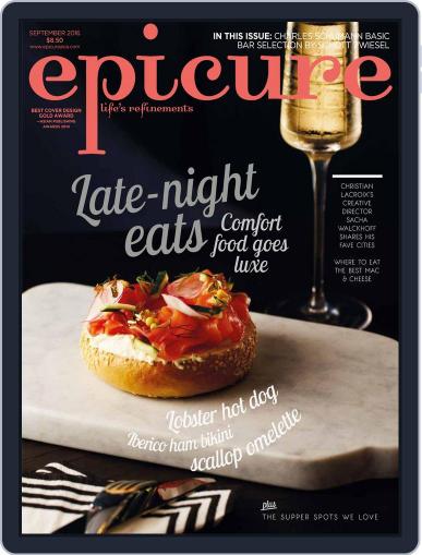 epicure September 1st, 2016 Digital Back Issue Cover