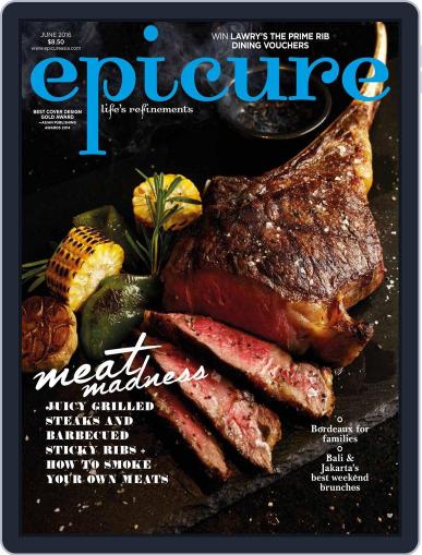 epicure June 1st, 2016 Digital Back Issue Cover