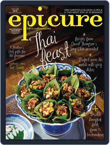 epicure May 1st, 2016 Digital Back Issue Cover