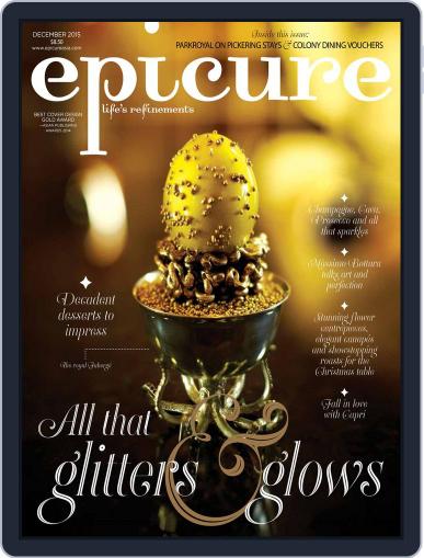 epicure November 30th, 2015 Digital Back Issue Cover