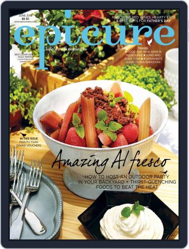 epicure June 1st, 2015 Digital Back Issue Cover