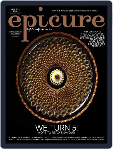 epicure April 1st, 2015 Digital Back Issue Cover