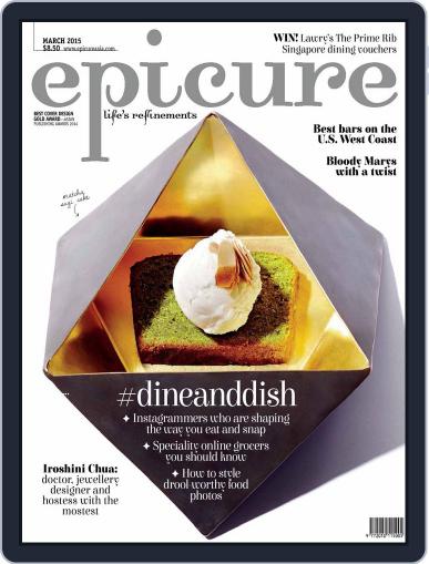 epicure March 1st, 2015 Digital Back Issue Cover