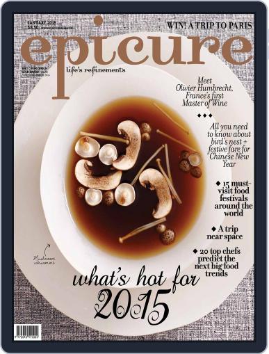 epicure January 22nd, 2015 Digital Back Issue Cover
