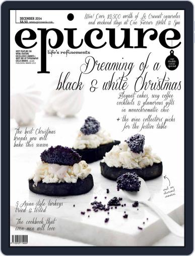 epicure December 3rd, 2014 Digital Back Issue Cover