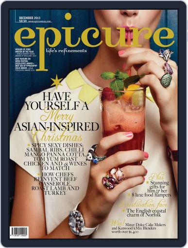 epicure December 3rd, 2013 Digital Back Issue Cover