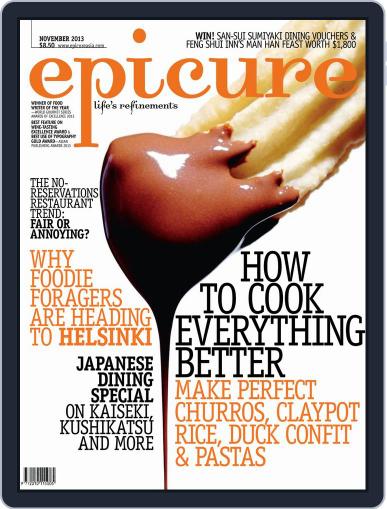epicure October 28th, 2013 Digital Back Issue Cover