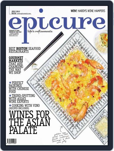 epicure July 1st, 2013 Digital Back Issue Cover