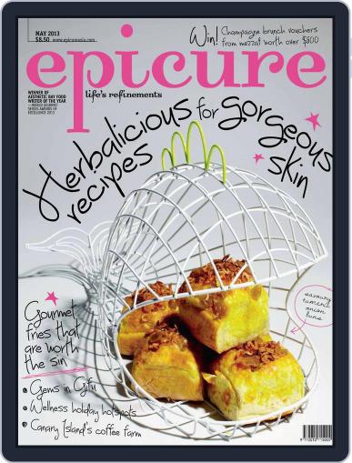 epicure April 30th, 2013 Digital Back Issue Cover