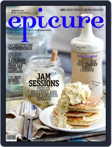 epicure January 28th, 2013 Digital Back Issue Cover