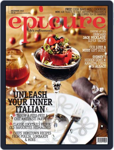 epicure November 27th, 2012 Digital Back Issue Cover