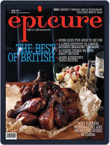 epicure May 27th, 2012 Digital Back Issue Cover