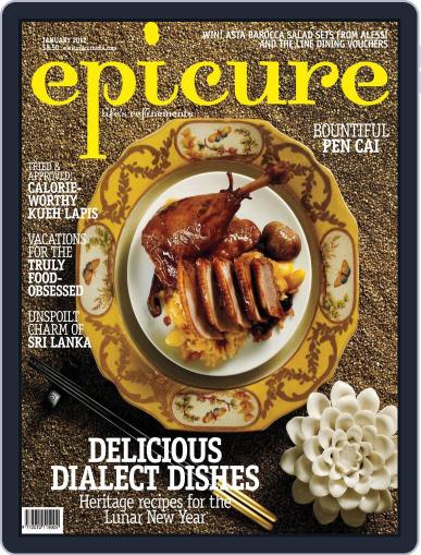 epicure December 28th, 2011 Digital Back Issue Cover