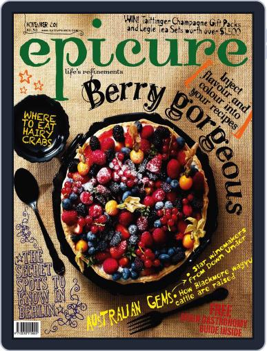 epicure October 27th, 2011 Digital Back Issue Cover