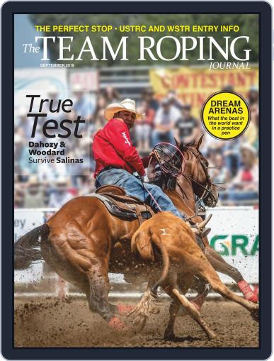 The Team Roping Journal September 1st, 2019 Digital Back Issue Cover