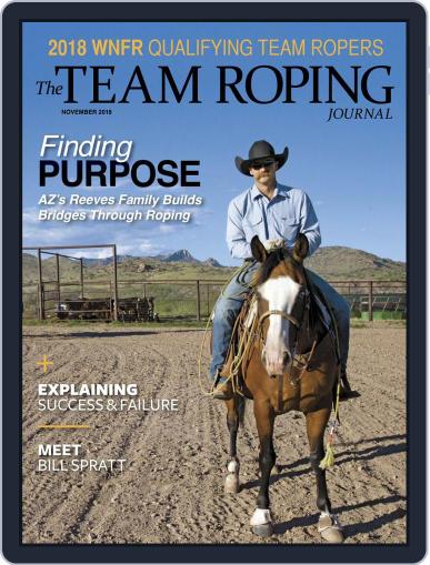 The Team Roping Journal November 1st, 2018 Digital Back Issue Cover