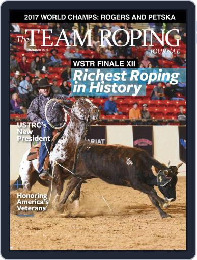 The Team Roping Journal January 1st, 2018 Digital Back Issue Cover