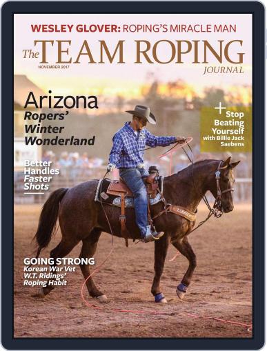 The Team Roping Journal November 1st, 2017 Digital Back Issue Cover
