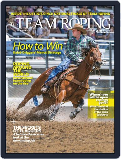 The Team Roping Journal October 1st, 2017 Digital Back Issue Cover