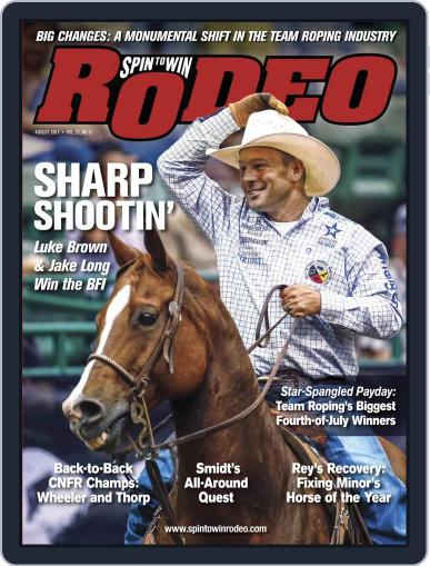 The Team Roping Journal August 1st, 2017 Digital Back Issue Cover
